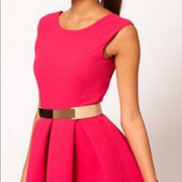 AQUA / Aqua Floyd Structured Skater Dress - Picture 2 of 7